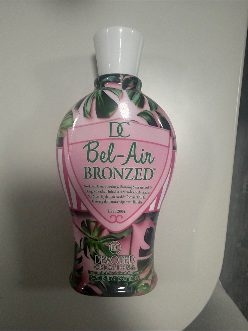 Devoted Creations Bel-Air Bronzed Tanning Lotion – Pink